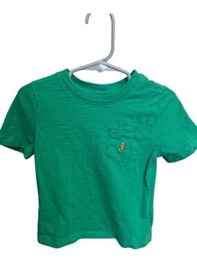 GAP Green Short Sleeve Pocket Tee with Bear Patch